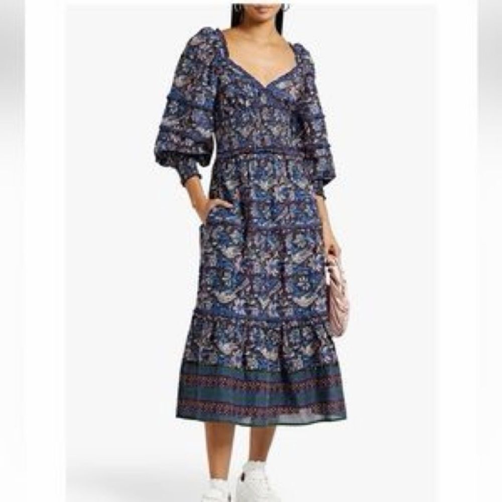 Sea New York Peggy Floral Smocked Dress 4